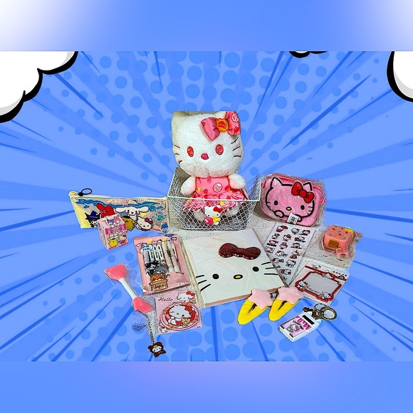 Hello Kitty “Kitty Fun “ Basket Bundle🌟🌟🌟🌟 - Picture 2 of 9